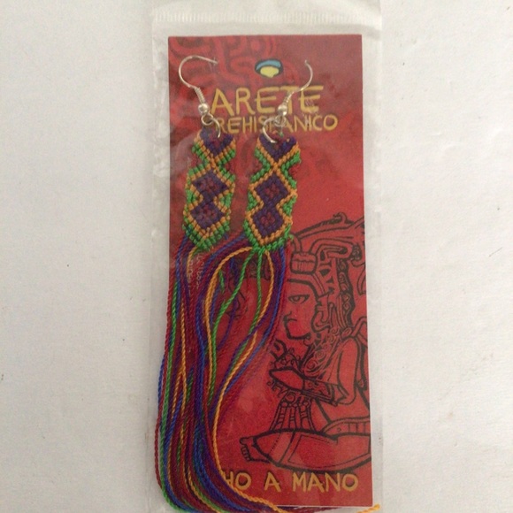 BRAIDED FRINGE EARRINGS NWT - Picture 2 of 9